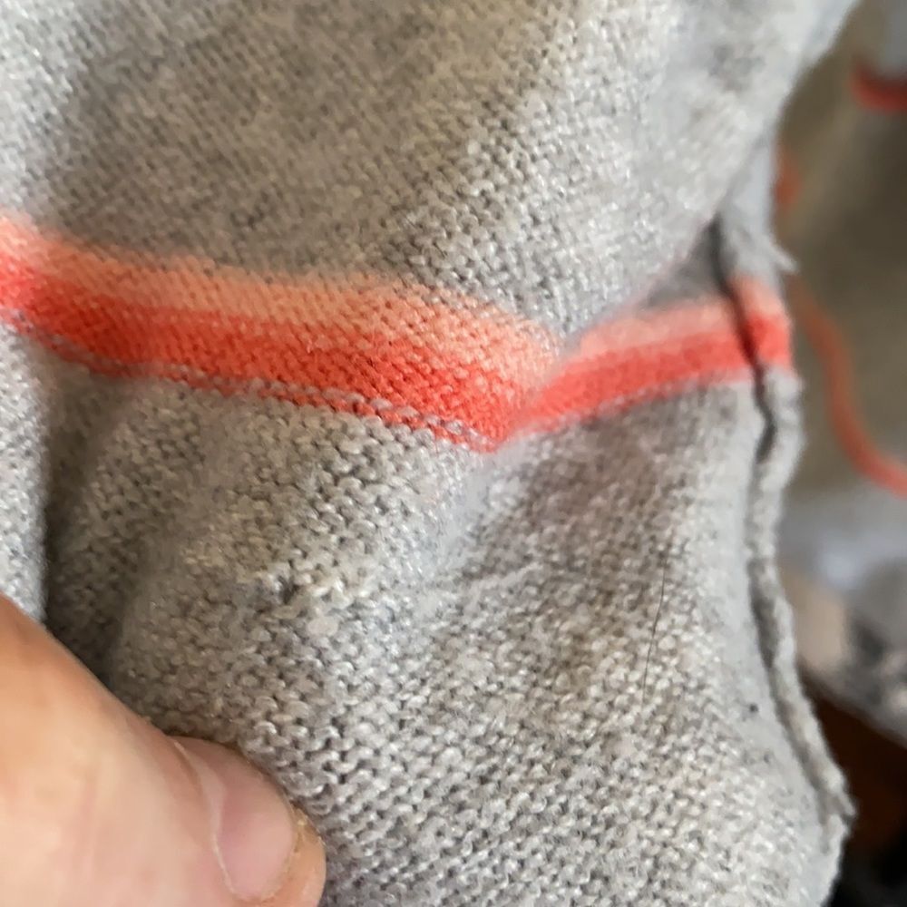 Free People Gray Stripe Sweater - Picture 10 of 14